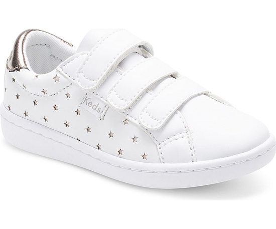 Kids' Keds Big Kid Ace 3V Casuals Shoes White | ZHRS03821