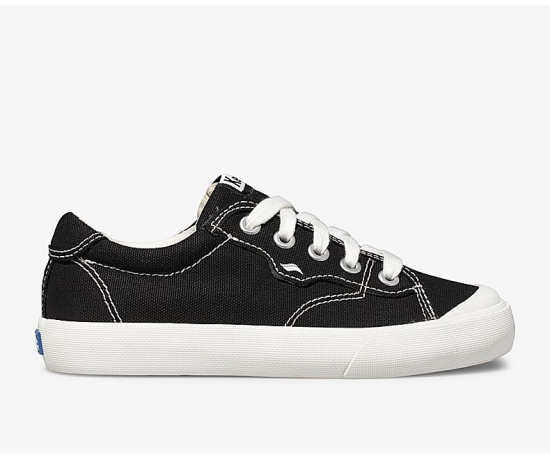 Kids' Keds Big Kid Crew Kick '75 Sneakers Black | HVDQ78423