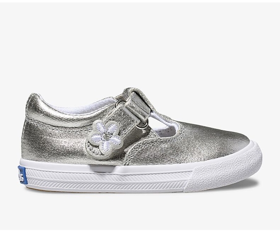 Kids' Keds Big Kid Daphne Casuals Shoes Silver | XQLP92138