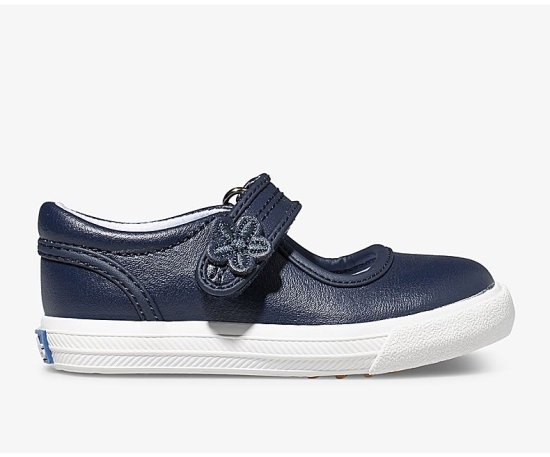 Kids' Keds Big Kid Ella Casuals Shoes Navy | XDIW75140