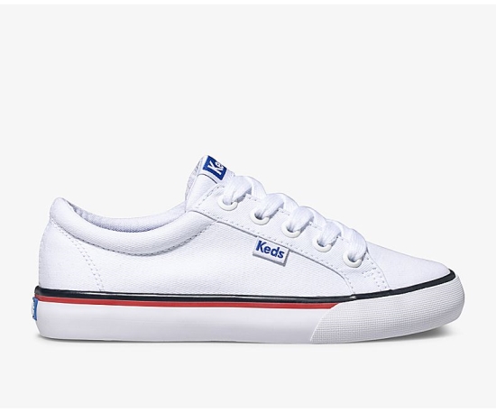 Kids' Keds Big Kid Jump Kick Canvas Casuals Shoes White | ALMJ91784