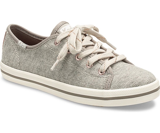 Kids' Keds Big Kid Kickstart Fall Casuals Shoes Grey | NSHQ35249