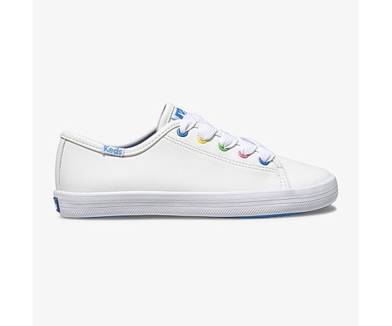 Kids' Keds Big Kid Kickstart Multi Sneakers White Multicolor | TNQE57618