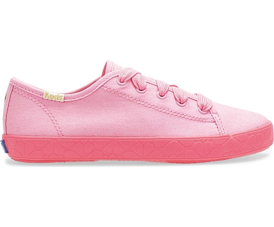 Kids' Keds Big Kid x kate spade new york Kickstart Casuals Shoes Pink | OQYE17028