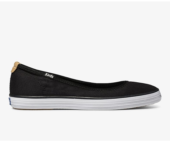 Women's Keds Bryn Comfort Slip On Shoes Black | WPDZ83102