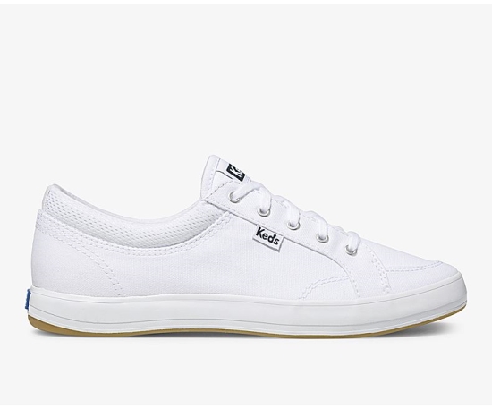 Women's Keds Center Comfort Lace Up Shoes White | LZWC95108