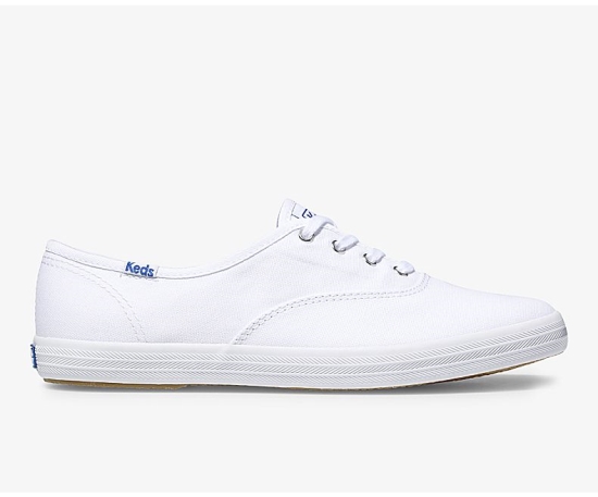 Women's Keds Champion Canvas Originals Champion Shoes White | ZLIQ16094