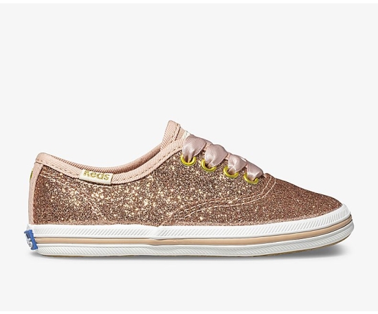 Women's Keds Little Kid Wedding Casuals Shoes Rose Gold | VFCD62134