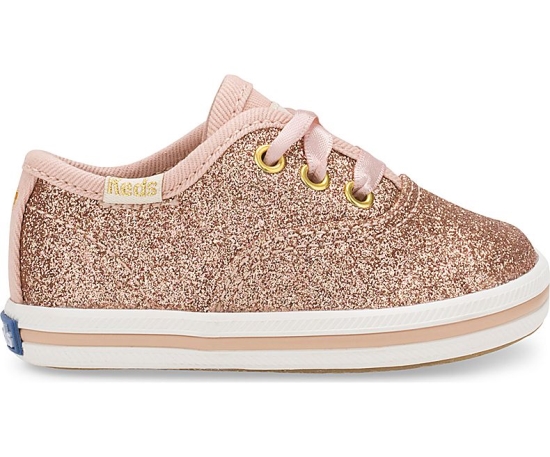 Women's Keds Little Kid Wedding Casuals Shoes Rose Gold | ZLRG39476