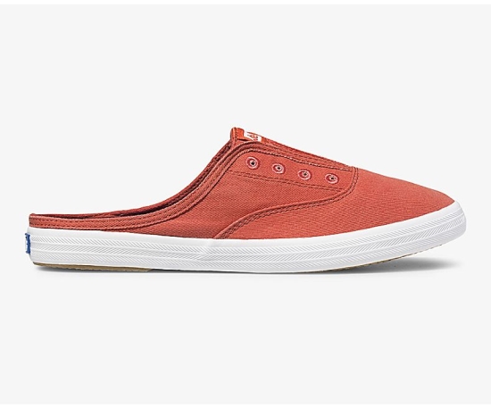 Women's Keds Moxie Mule Washable Slip On Shoes Red | XPBF38524