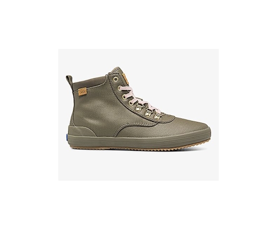 Women's Keds Scout Boot II Water Boots Olive | MHCY70831